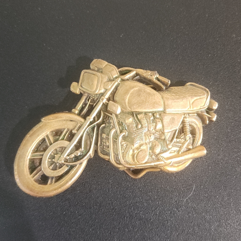 1978 vintage belt buckle brass